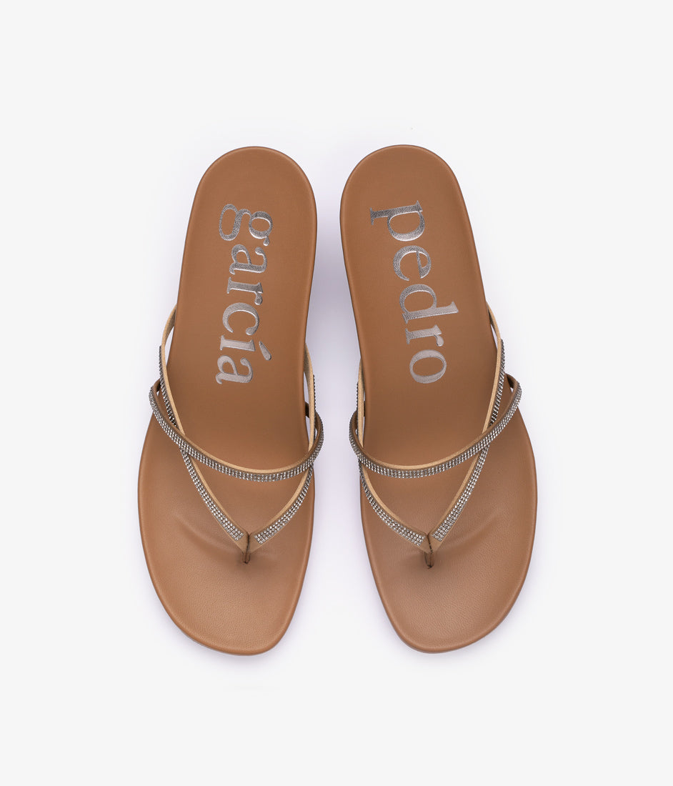 wilon / brulee satin-greige