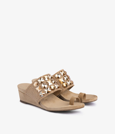 waira / natural burlap-golden sh