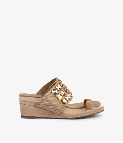 waira / natural burlap-golden sh