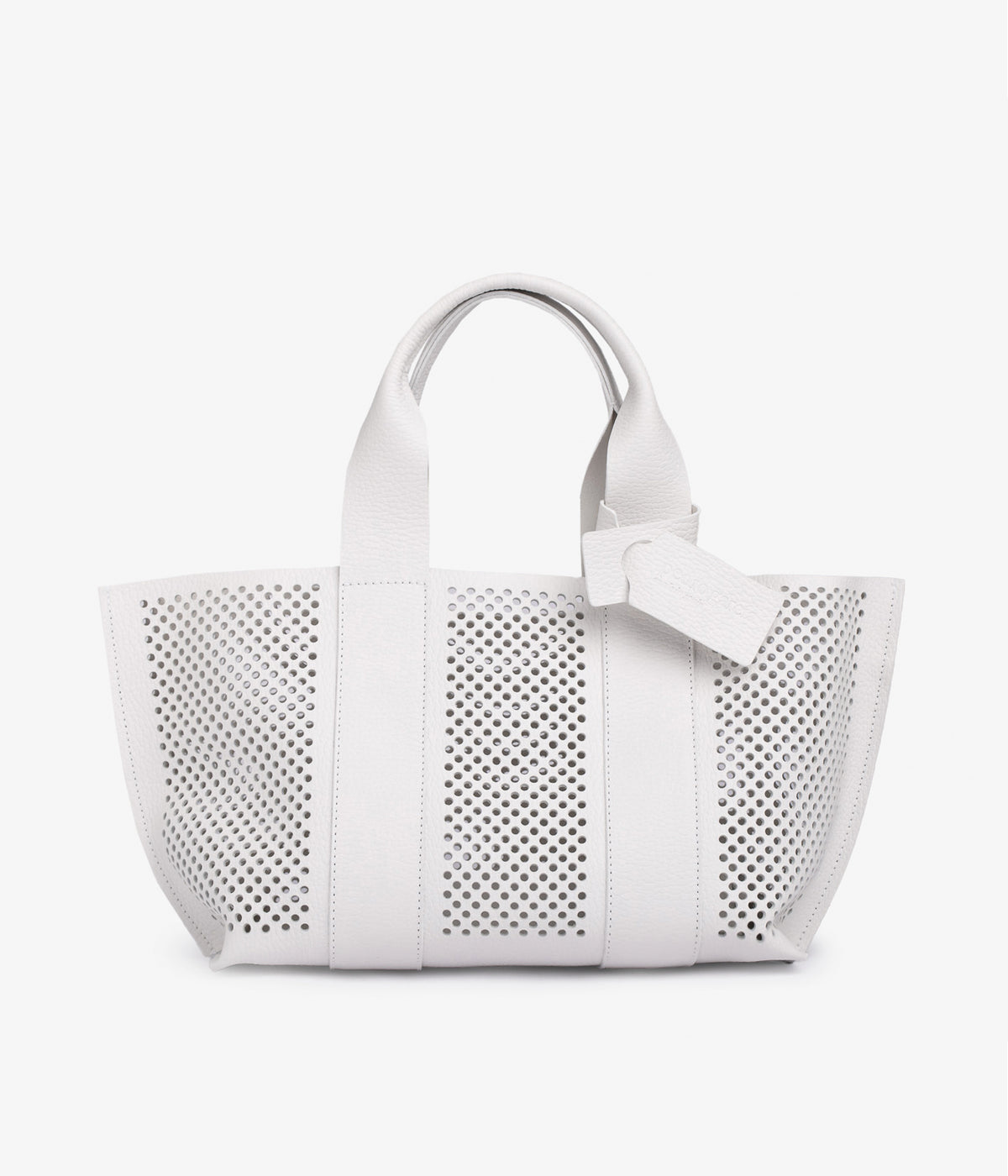 white leather perfes tote pedro garcia 1