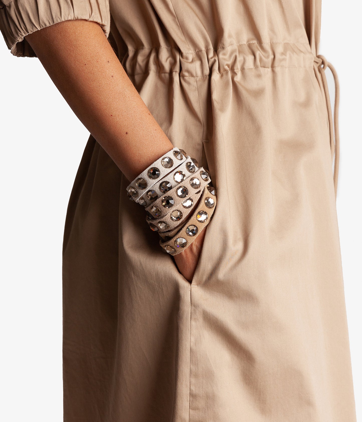 wrap bracelet / basmati castoro