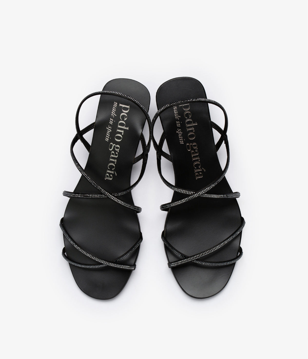 sandal crystals swarosky black esme pedro garcia 3